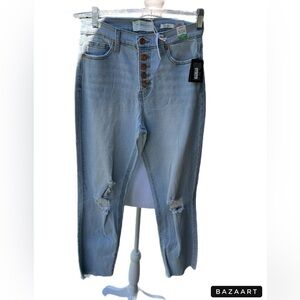 RE Generation NWT 3/26 Blue Solar High Slim Straight Jeans
